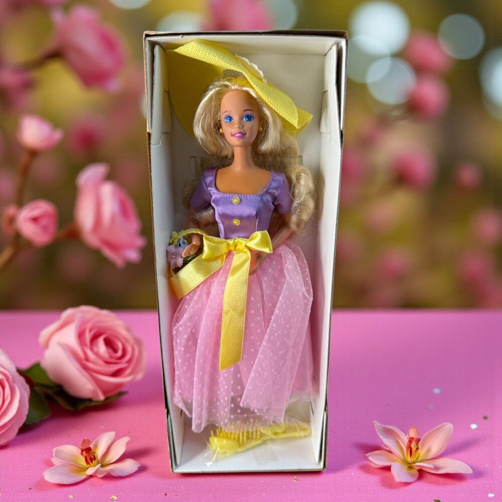 1995 Avon Exclusive Spring Blossom Barbie Doll Special Edition Mattel #15201